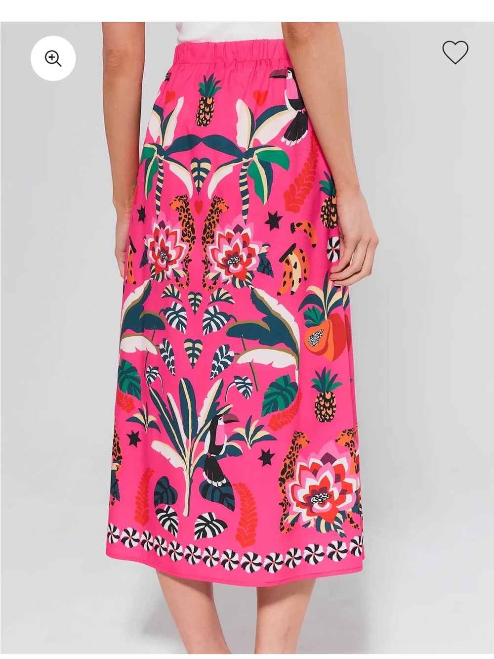 NWT Avara Pink Printed Mini Skirt S - Picture 5 of 5